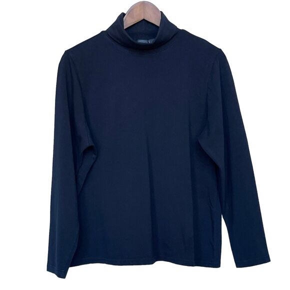 Skyr Woman Layering Top Mock‎ Neck Women's Size 1X Black Long Sleeves - Picture 1 of 8